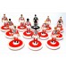 Subbuteo Andrew Table Soccer Olympiacos 2002-2003 on Lightweight bases